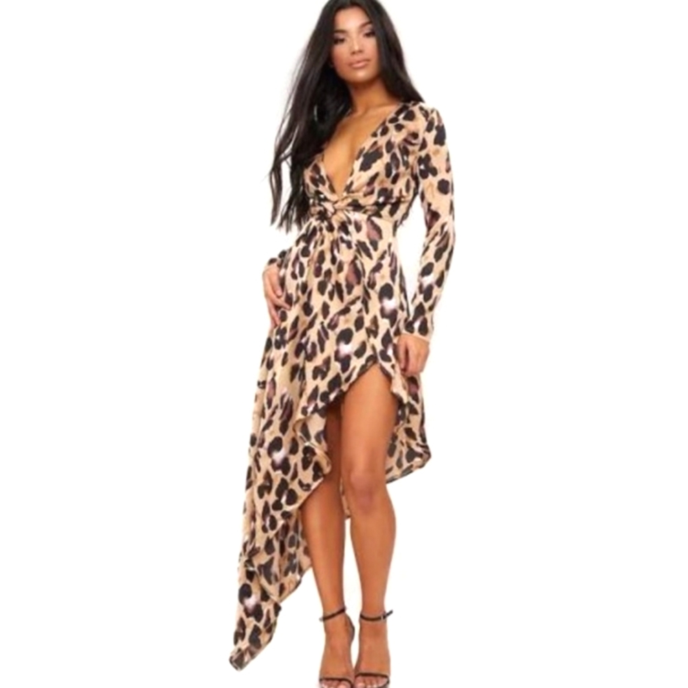 PrettyLittleThing Leopard Print Dress
